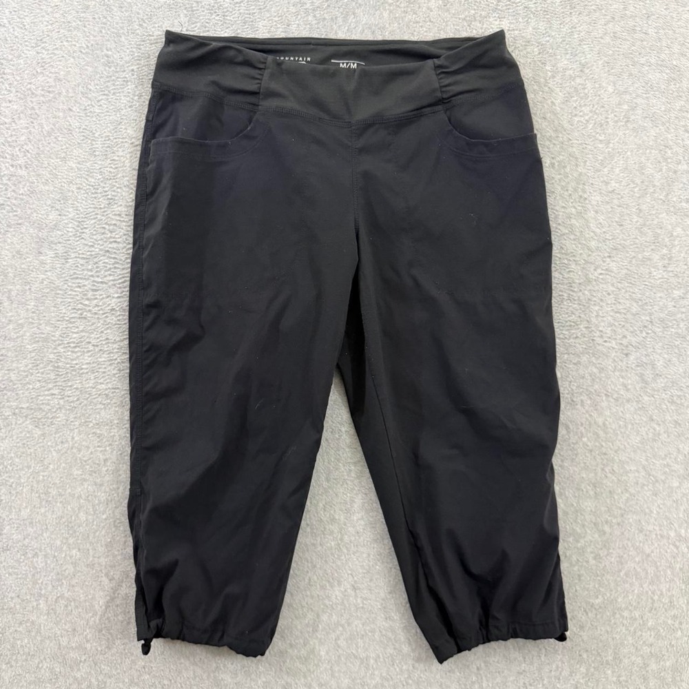 Mountain Hardwear Women's Dynama Capri Pants Black Size Medium M Hiking Outdoor